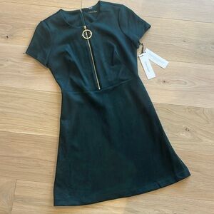 NWT Calvin Klein Faux Suede Dress